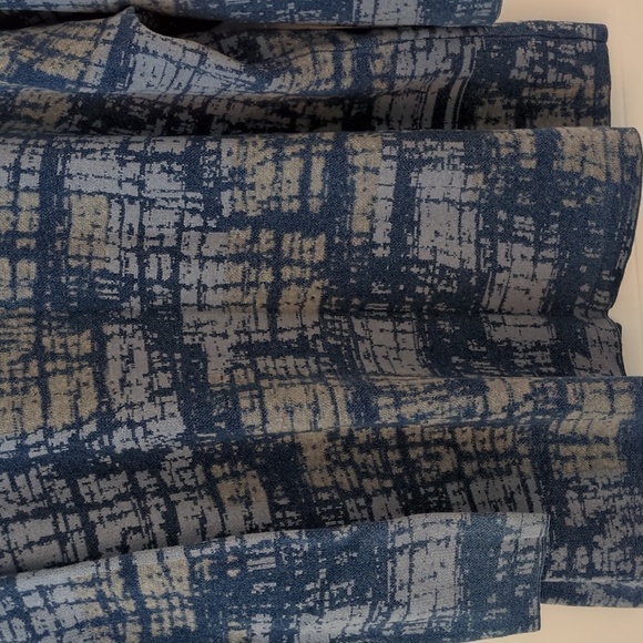 J Jill Long Line One Snap Closure Abstract Print Minimalist Boho Cardigan XL - Picture 8 of 8